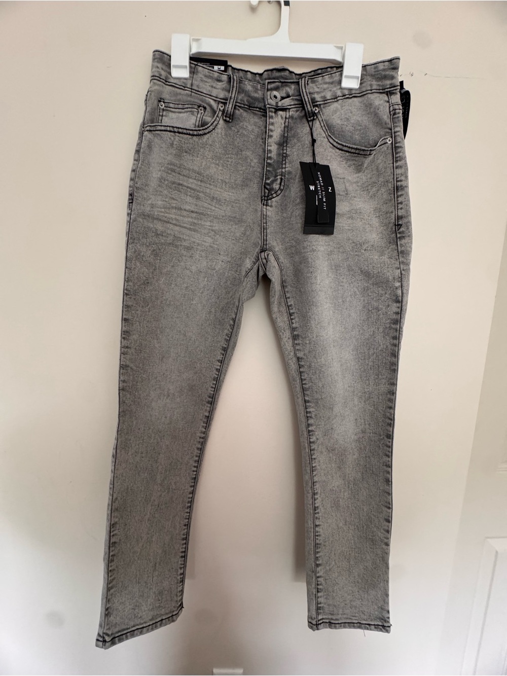 Nomad Slim Fit Stretch Grey Skinny Men’s Jeans 31x30 NWT